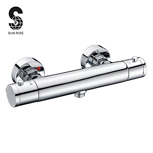 S R SUNRISE Sun2209 commande de la douche mitigeur douche thermostatique encastre commandes robinet mitigeur chrome code EAN 0713839059018 