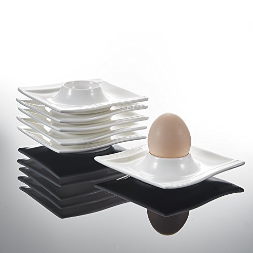 Flora série, 6 pièces, lot de coquetier en porc...