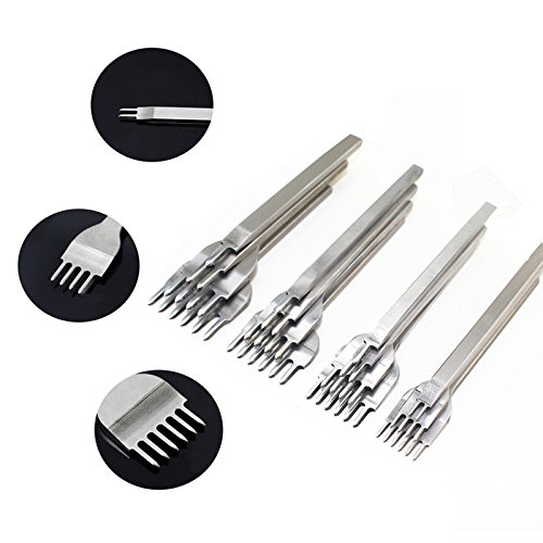 3/4/5/6mm diy cuir kit outils perforatrice arti...