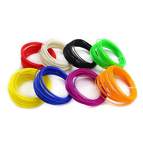 Smarter SHONCO 3D Stéréoscopiques Impression PLA Plastique Filament Matériel 10M 1.75mm pour Stylos d'impression 3D Pen (8 pack) code EAN 0714046184401 