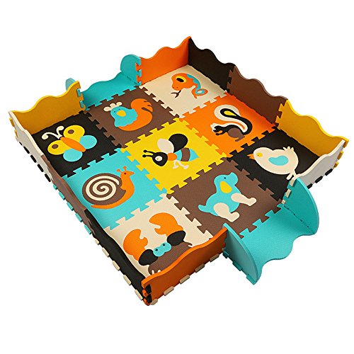 KAIXIN Tapis de jeu en mousse souple pour enfants puzzle tapis puzzle 25 piece 120cm * 120cm * 1.2cm (k002) code EAN 0714250103540 