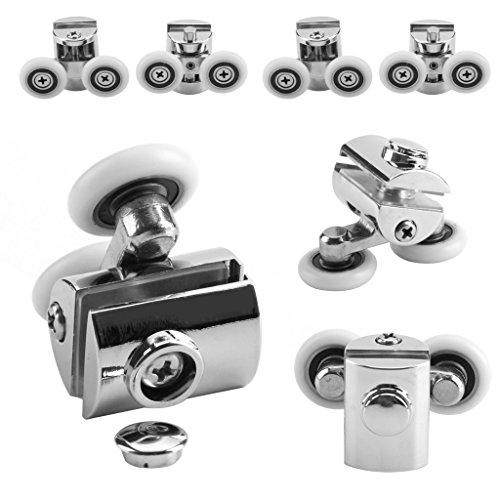 23mm 4 pcs rouleau douche roulette porte coulissante 0714367554501 AllRight 23mm 4 pcs rouleau douche roulette porte coulissante 0714367554501 AllRight