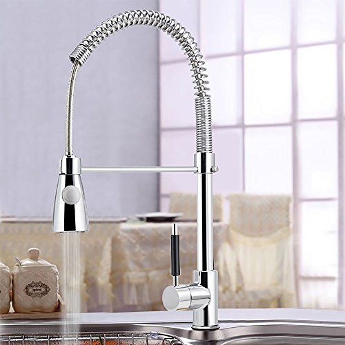 Robinet de cuisine avec douchette mitigeur exte...