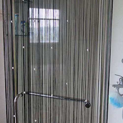 Rideau de fils avec perles et Paillettes Spangl...