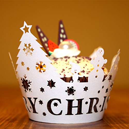 Lot de 50pcs caissettes en papier pour cupcake ...