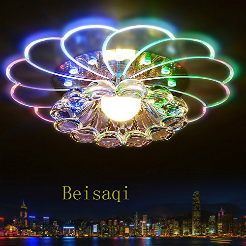 Nouvelle moderne coloré crystal 5W LED plafond ...