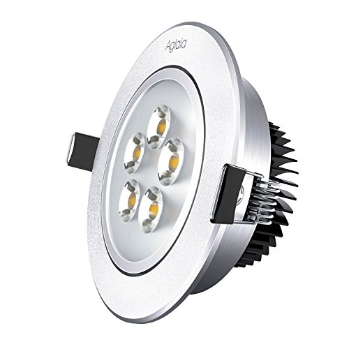 5w spot encastrable led, 3.5 pouces lampe encastrée avec led drive, 3000k blanc chaud et 360lm, pour chambre salon galerie 0714439492489 Aglaia