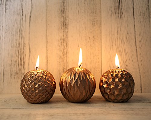 Christmas Pinecone Decorations Candle Set 60 hr...