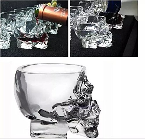 Creative crâne Shot en verre