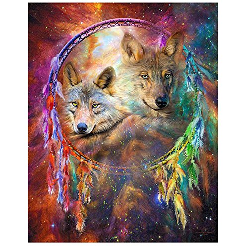 5d peinture en diamant diy point de croix en ré...