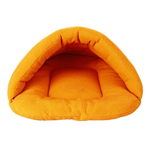 Lit d'animal de compagnie Sac (Orange L)
