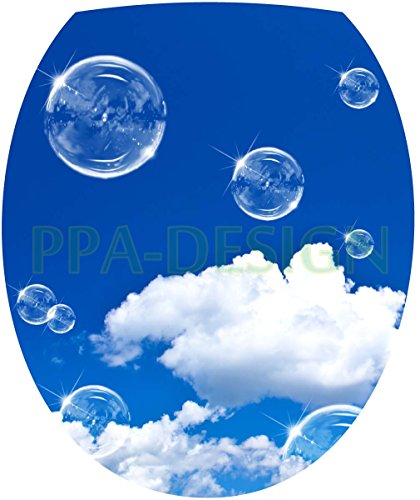 Sticker Autocollant Abattant WC Bulle dans le C...