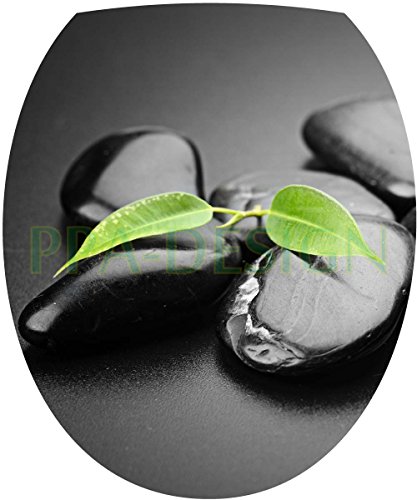 Sticker Autocollant Abattant WC Galets Feuille ...