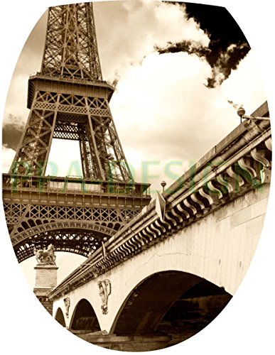 Sticker Autocollant Abattant WC Paris Tour Eiff...