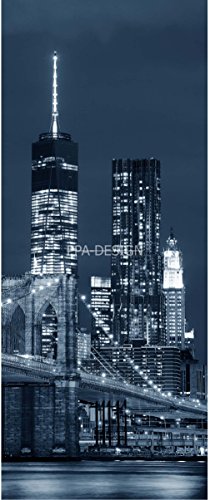 Sticker autocollant frigo New York 70x170cm SAE...