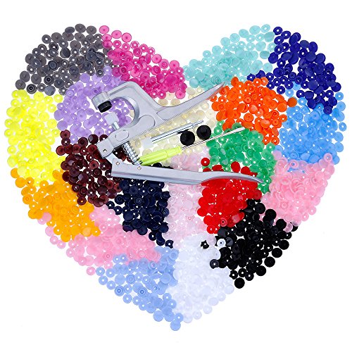 400 pcs bouton pression de t5-12mm ,pression ki...