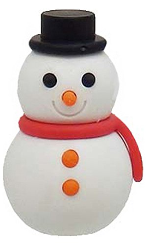 Écharpe rouge d'hiver de bonhomme de neige de g...