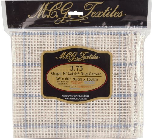 Graphique N' loquet bleu doublé toile 36 « X 60...