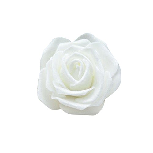 50pcs Corolle Rose de Mousse Tête de Fleur Arti...