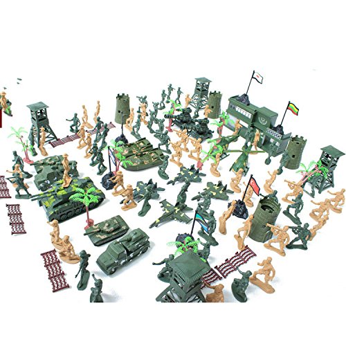 122pcs / Lot De Combat De L'armée Jouets Jeu So...