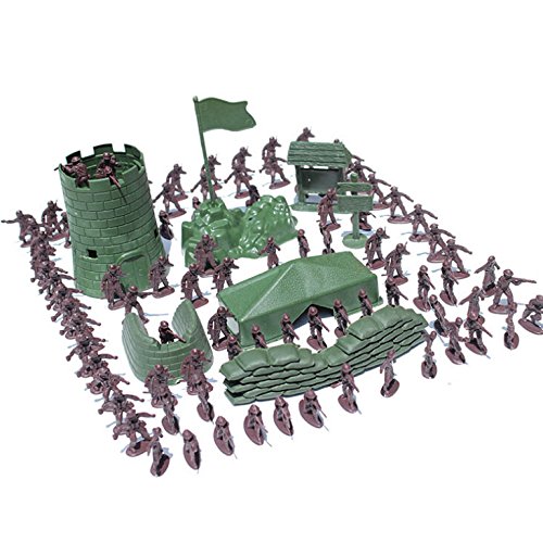 Generic 100pcs / Lot De Combat De L'armée Jouets Jeu Soldat Mis 3cm code EAN 0716894658080 
