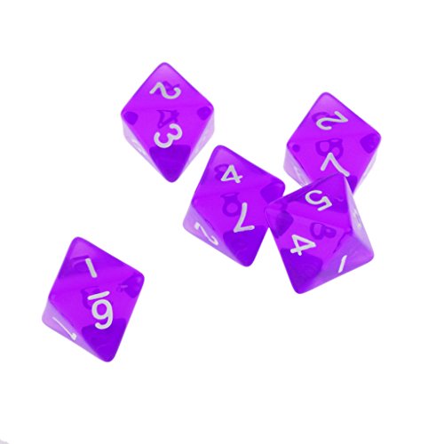 Dés Dégrossi Dices Ensemble De 5 D8 D & D Trpg ...