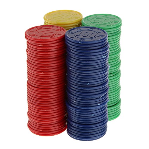 160 Jetons de Poker en Plastique -Machine de Je...