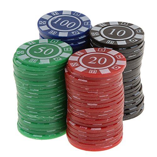 80 Jetons de Poker en Plastique -Machine de Jeu...