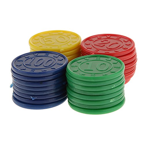 32 Jetons de Poker en Plastique -Machine de Jeu...
