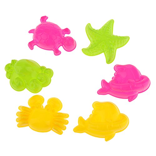 Ensemble de 6pcs Jeu de Sable Animal Argile Mou...