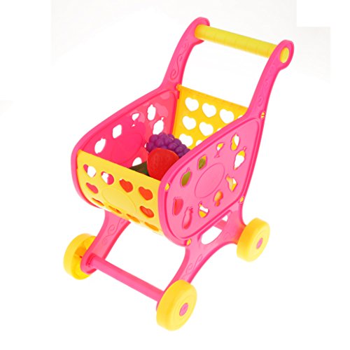 1 Jeu Mini-panier Chariot Jouet Supermarché Ave...