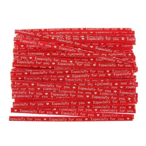 100pcs Attache Lien Torsadé Pour Emballage Sacs...