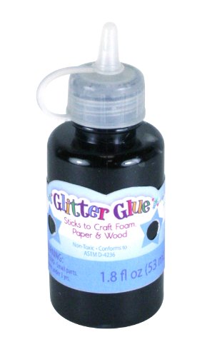 Paillettes colle 1,8 onces-noir