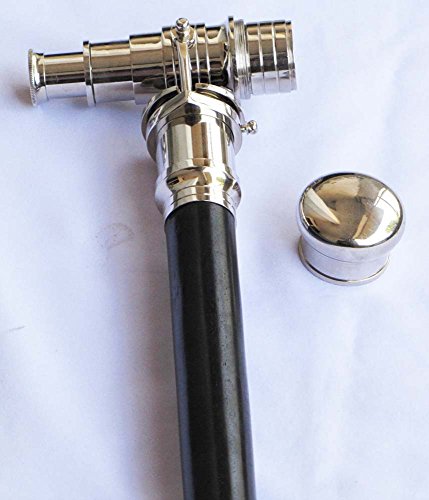 Canne en bois de 96,5 cm et long manche télesco...