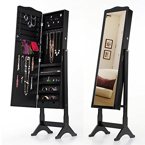 41 x 38 x 158cm armoire à bijoux rangement haut...