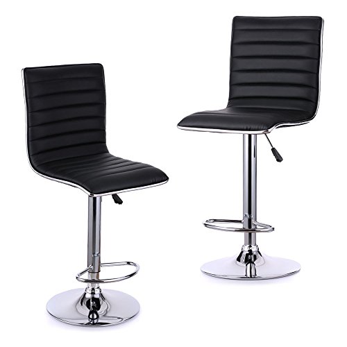 2pcs / lot de 2 tabourets de bar hauteur réglab...
