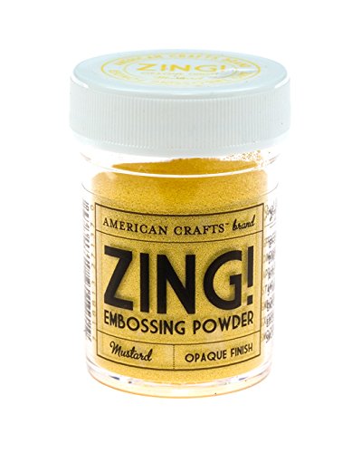 1 oz zing. gaufrage opaque en poudre, moutarde