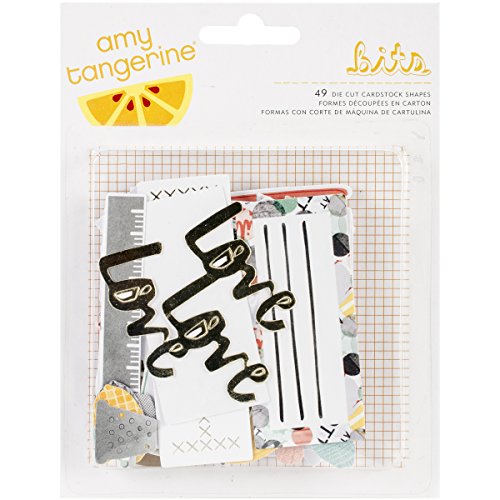 Shapes-stitched die-cuts, acrylique, multicolore