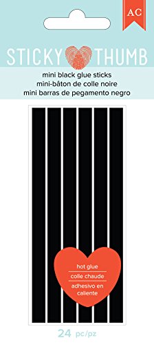 Collant pouce mini colle chaude sticks-black 4 ...