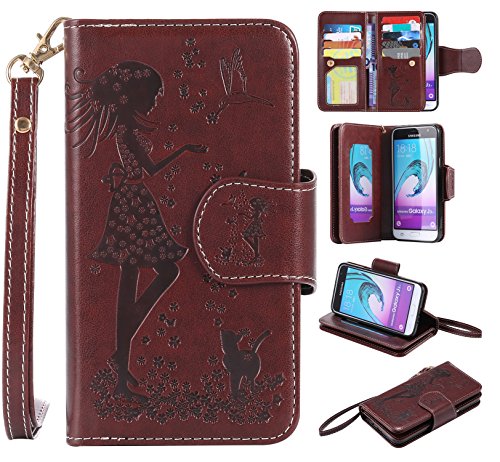 Galaxy j3 (2016) slim etui coque pu pour samsun...