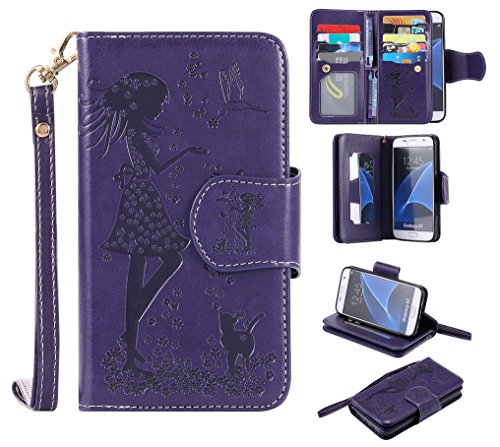 Galaxy s7 slim etui coque pu pour samsung galax...