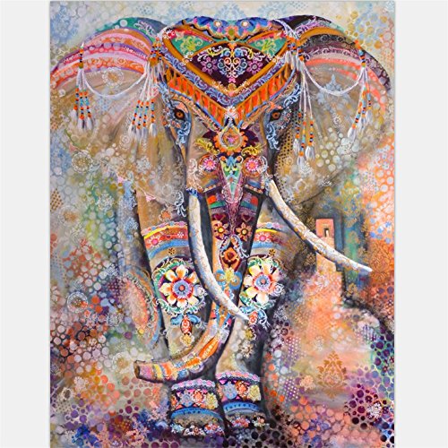 VIGVOG Boho éléphant Psychédélique Arbre de Vie Motif floral Tapisserie Hippie Mandala Gypsy mur Feuille Couvre-lit Couvre-lit Couverture de pique-nique Rideau Decor Table couvre-lit Housse pour canapé Yoga Plage, D, Taille L code EAN 0718924640669 