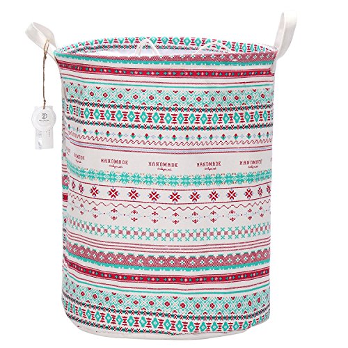 Pliage panier à linge coton lin panier de range...