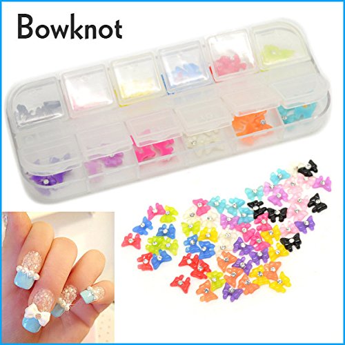 pyrios (TM) 12 couleurs 60pcs Charme 3D Nœud Pa...