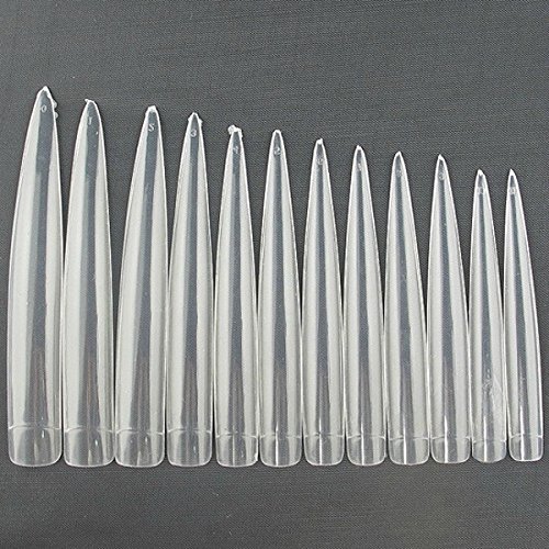 pyrty (TM) 10/Lot nail art en acrylique transpa...