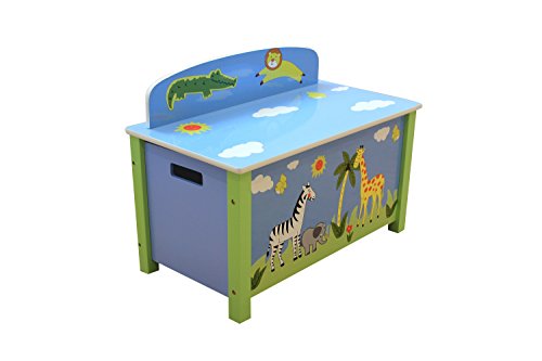 Safari boîte à jouets, bois, multicolore, big 0721107395454 Liberty House Toys