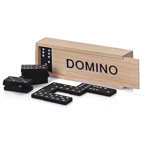 Jeu de dominos 28 pièces coffret bois