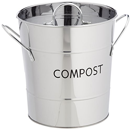 Seau à compost anti-odeurs inox
