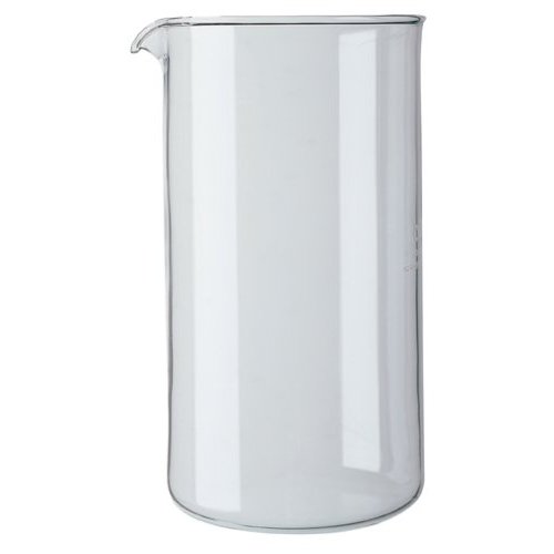 Bodum - 1508-10 - spare glass - verre de rechange pour cafetière à piston 8 tasses - transparent - 1 l code EAN 0721865179167 