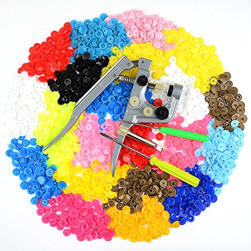 idealeben 350 Jeux T5 à boutons en plastique Po...